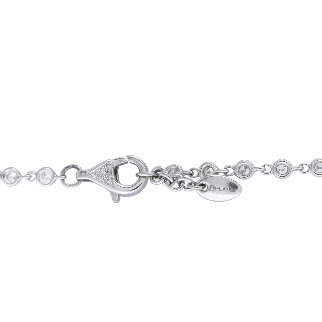 Exclusive 18K White Gold 4.50ct Diamond Necklace