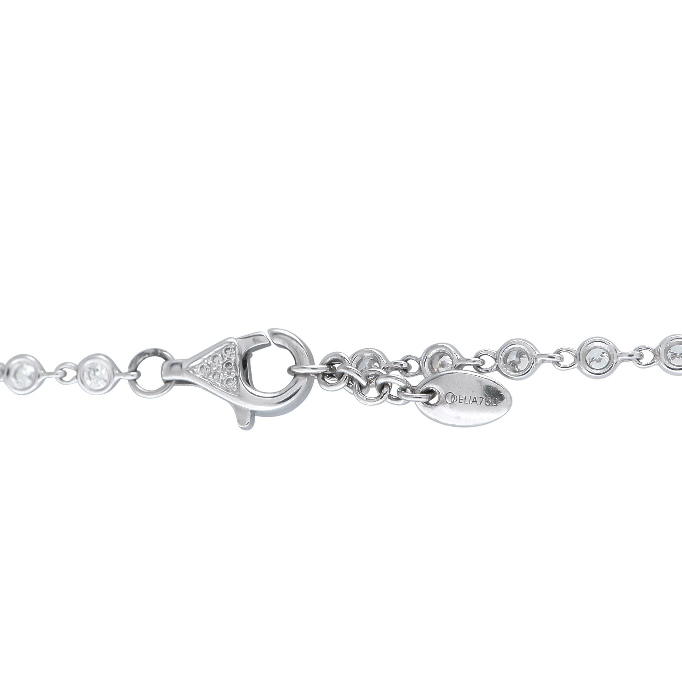 Exclusive 18K White Gold 4.50ct Diamond Necklace