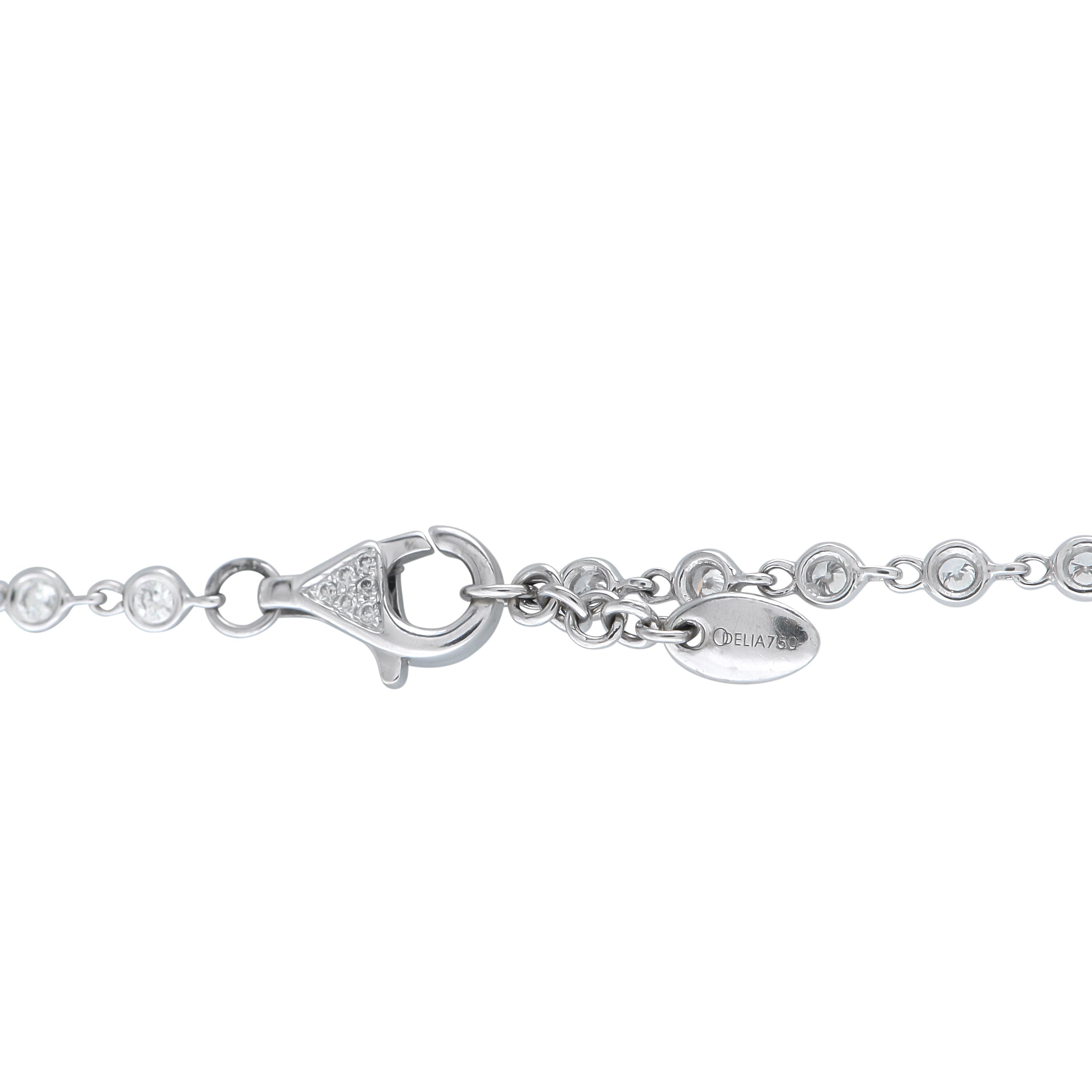 Exclusive 18K White Gold 4.50ct Diamond Necklace