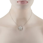 18K White Gold 4.75ct Diamond Necklace