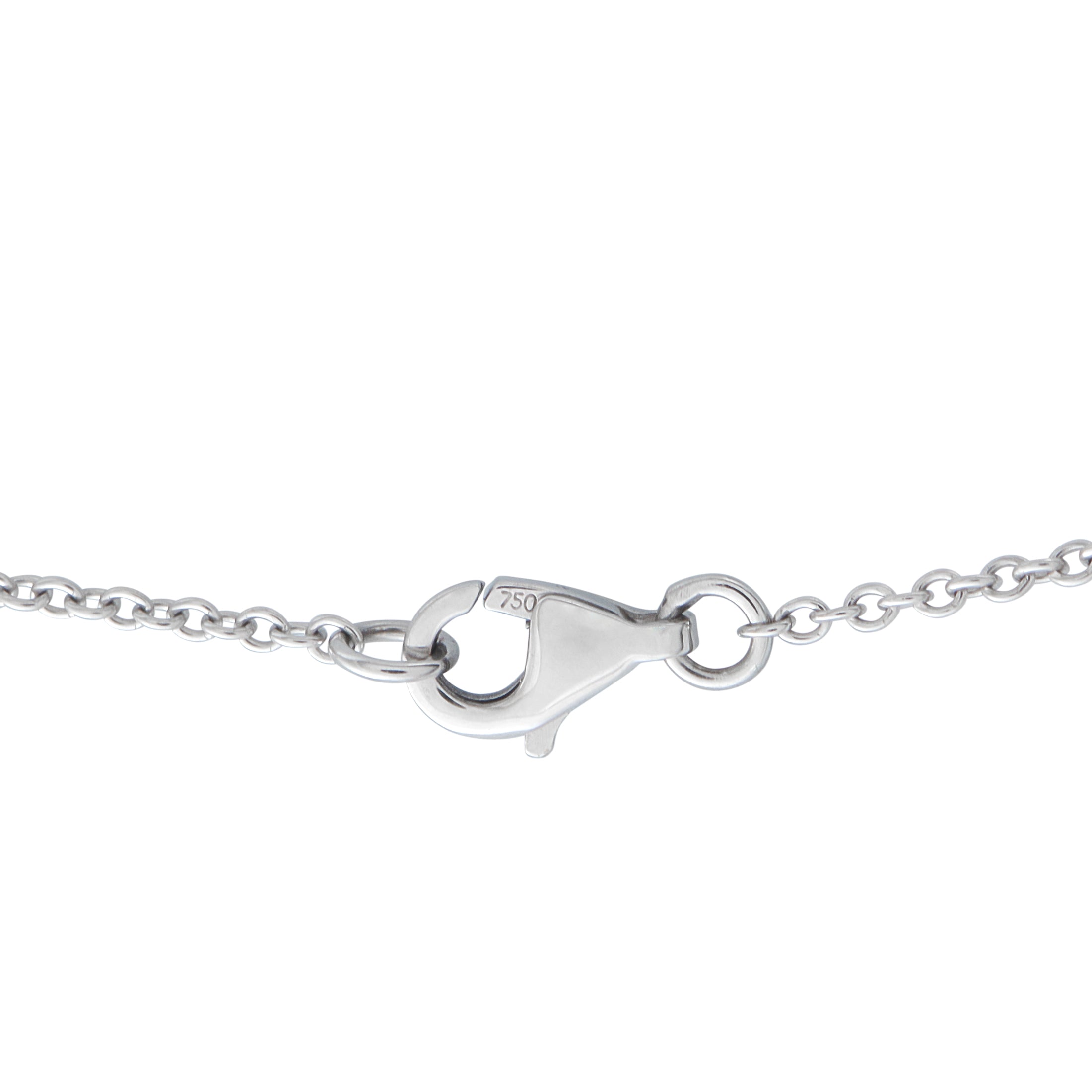 18K White Gold 4.75ct Diamond Necklace