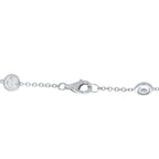 Exclusive 18K White Gold 10.60ct Diamond Station Necklace