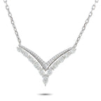 18K White Gold 2.20ct Diamond Necklace