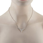 18K White Gold 2.20ct Diamond Necklace
