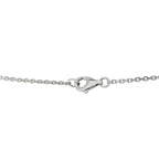 18K White Gold 1.25ct Diamond Geometric Drop Necklace