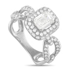 Exclusive 18K White Gold 1.80ct Diamond Ring – This exquisite luxury ring is a veritable work of art