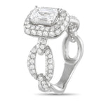 Exclusive 18K White Gold 1.80ct Diamond Ring