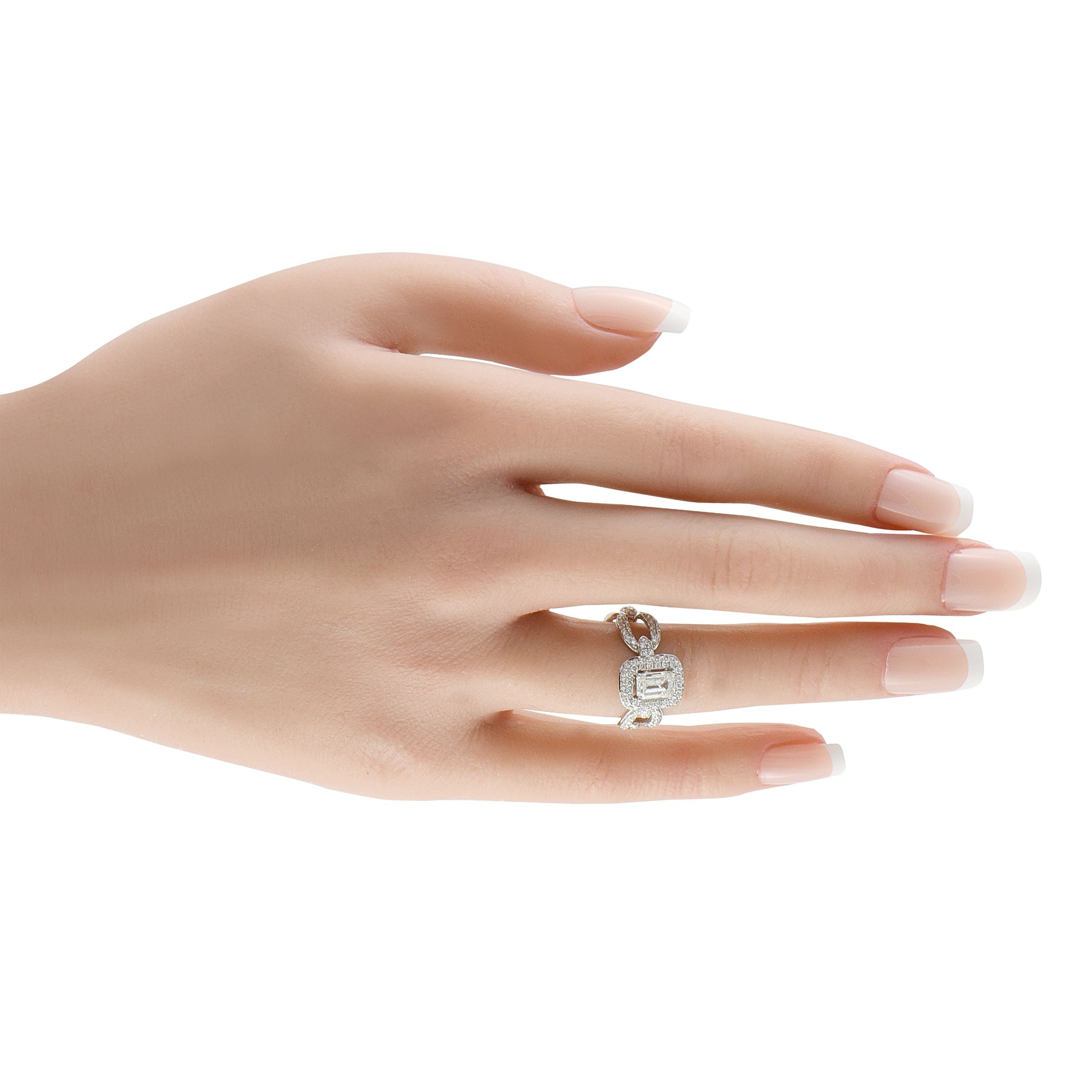 Exclusive 18K White Gold 1.80ct Diamond Ring