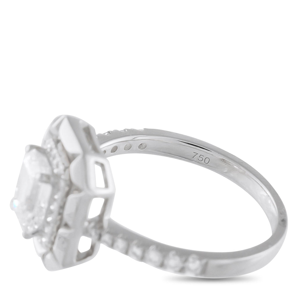 Exclusive 18K White Gold 1.27ct Diamond Ring