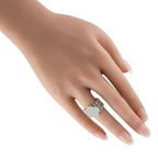 Exclusive 18K White Gold 0.70ct Diamond Ring
