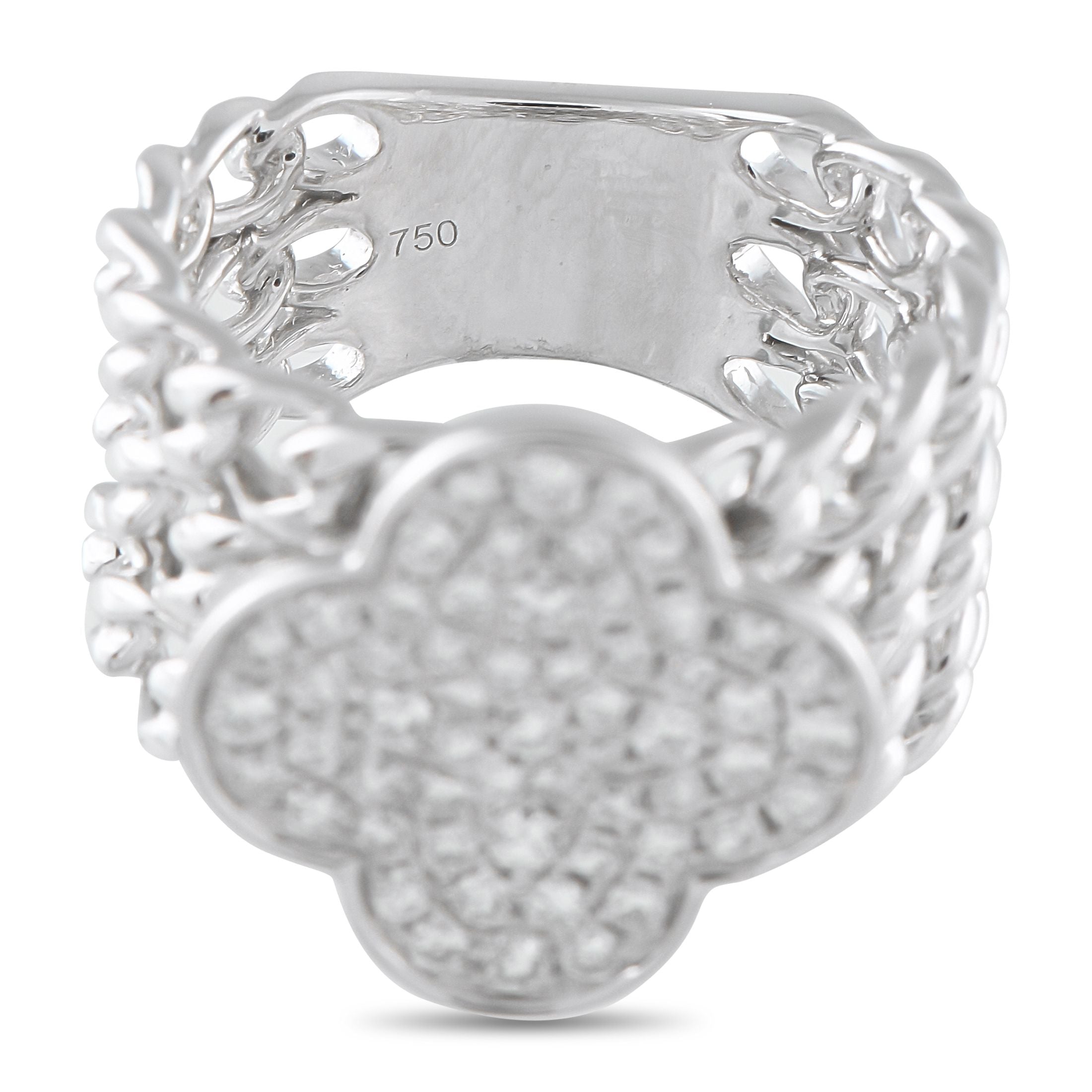 Exclusive 18K White Gold 0.70ct Diamond Ring