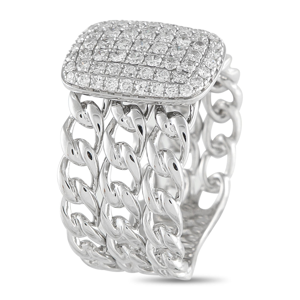 Exclusive 18K White Gold 0.60ct Diamond Ring