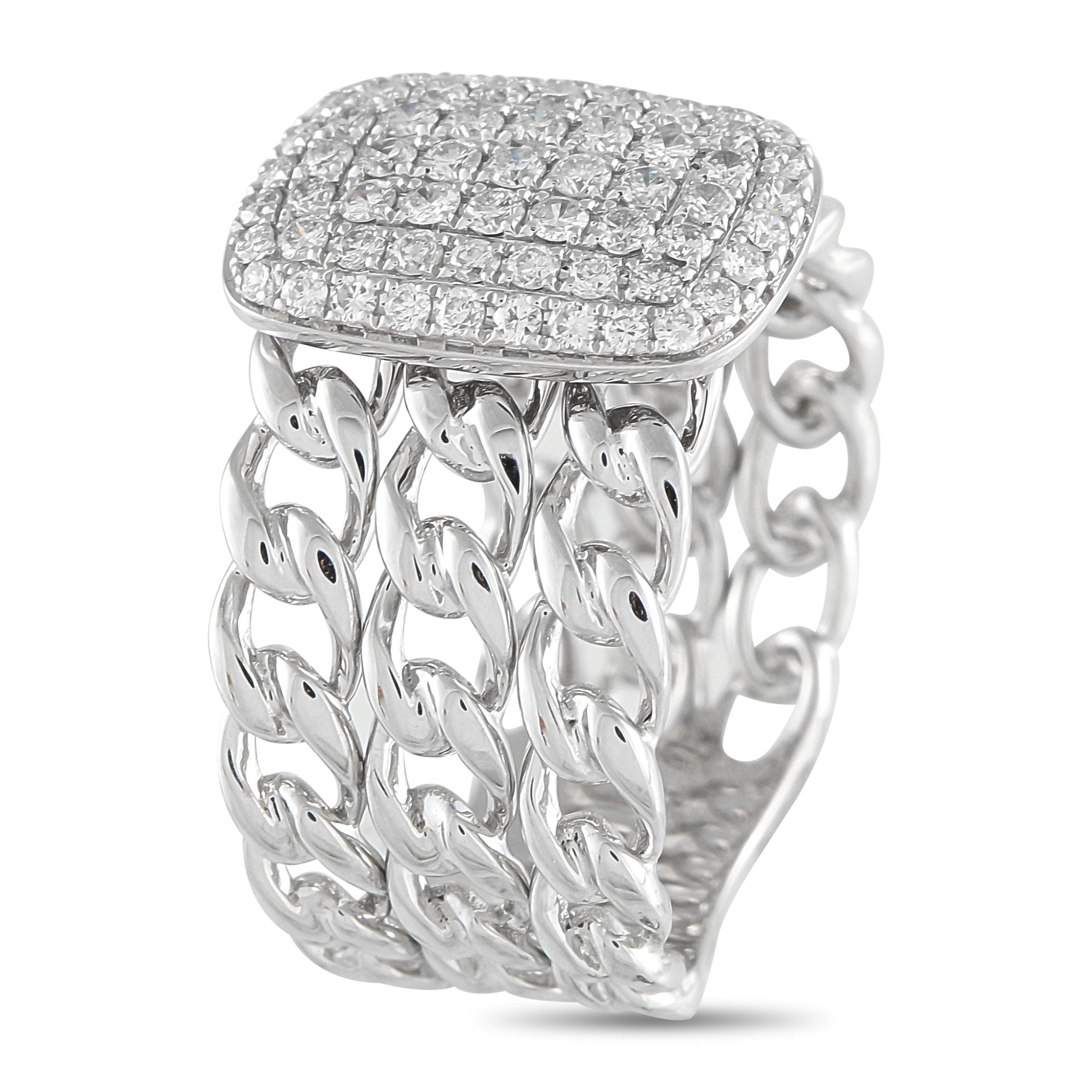Exclusive 18K White Gold 0.60ct Diamond Ring