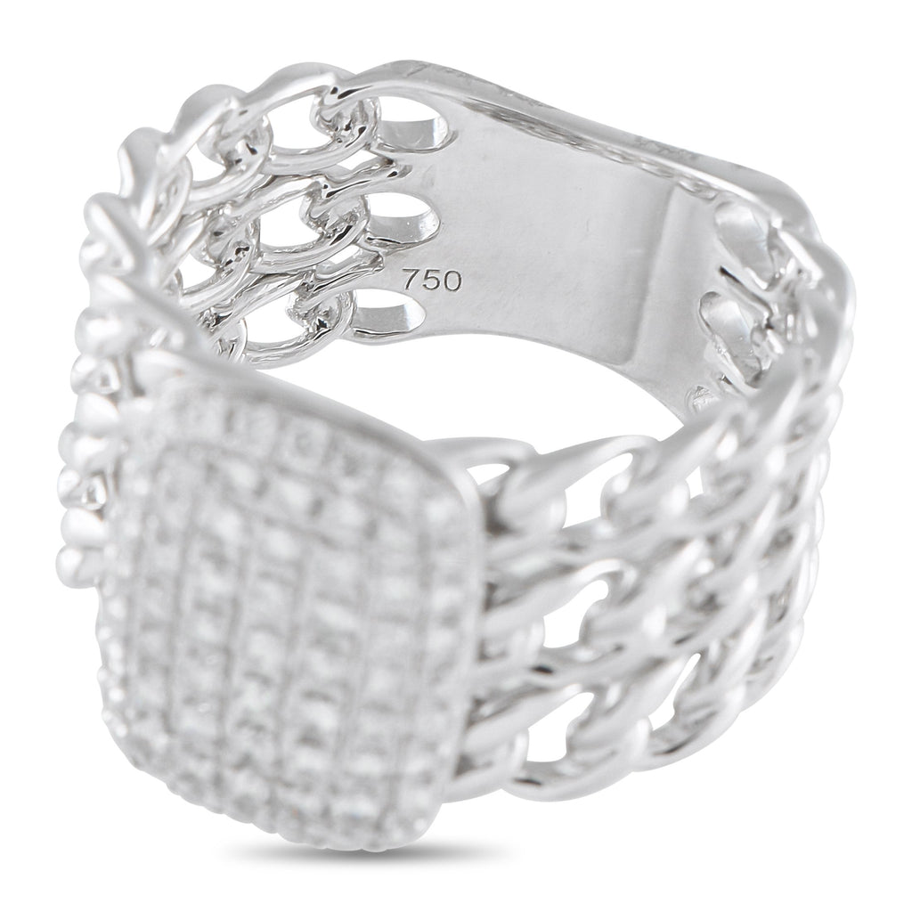 Exclusive 18K White Gold 0.60ct Diamond Ring