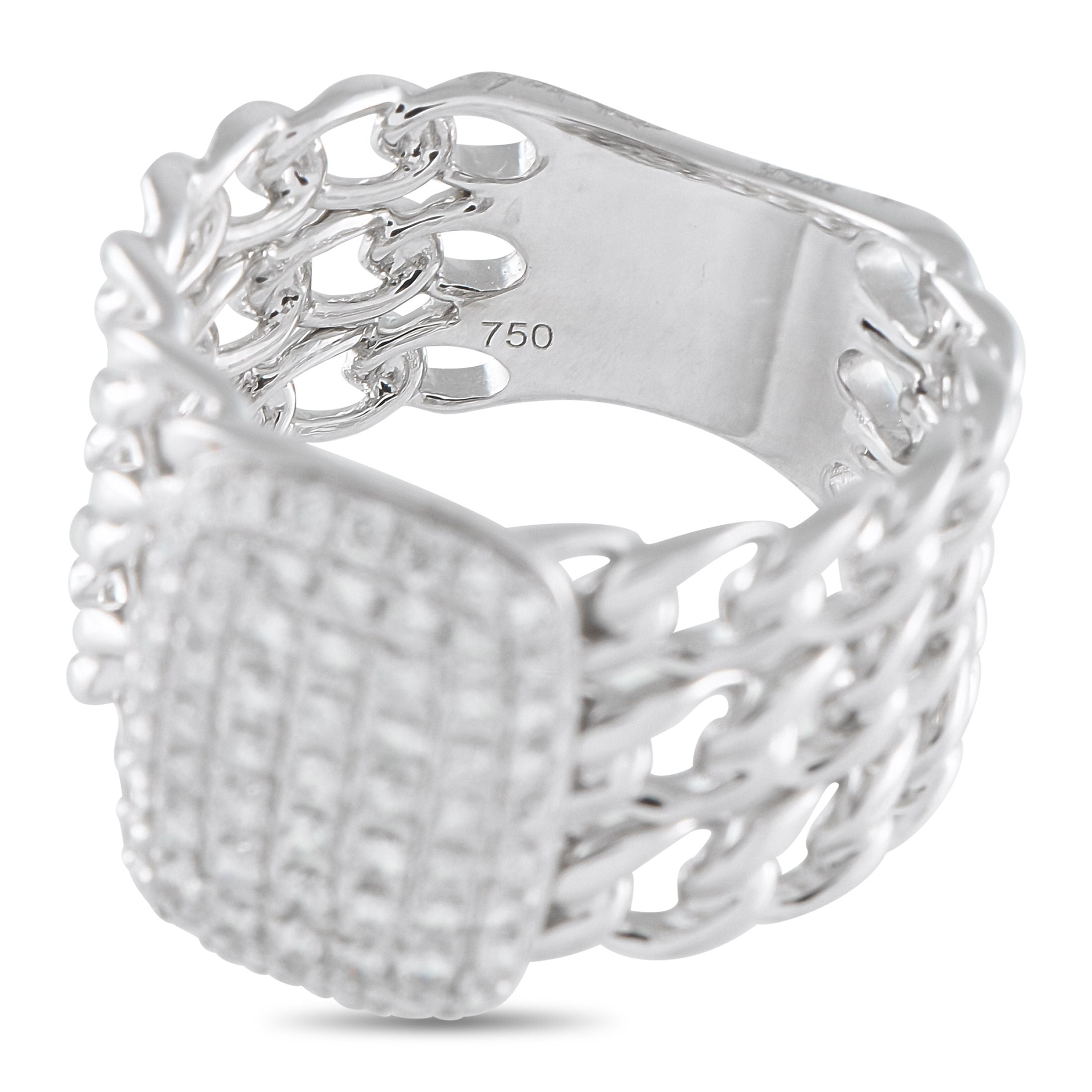 Exclusive 18K White Gold 0.60ct Diamond Ring