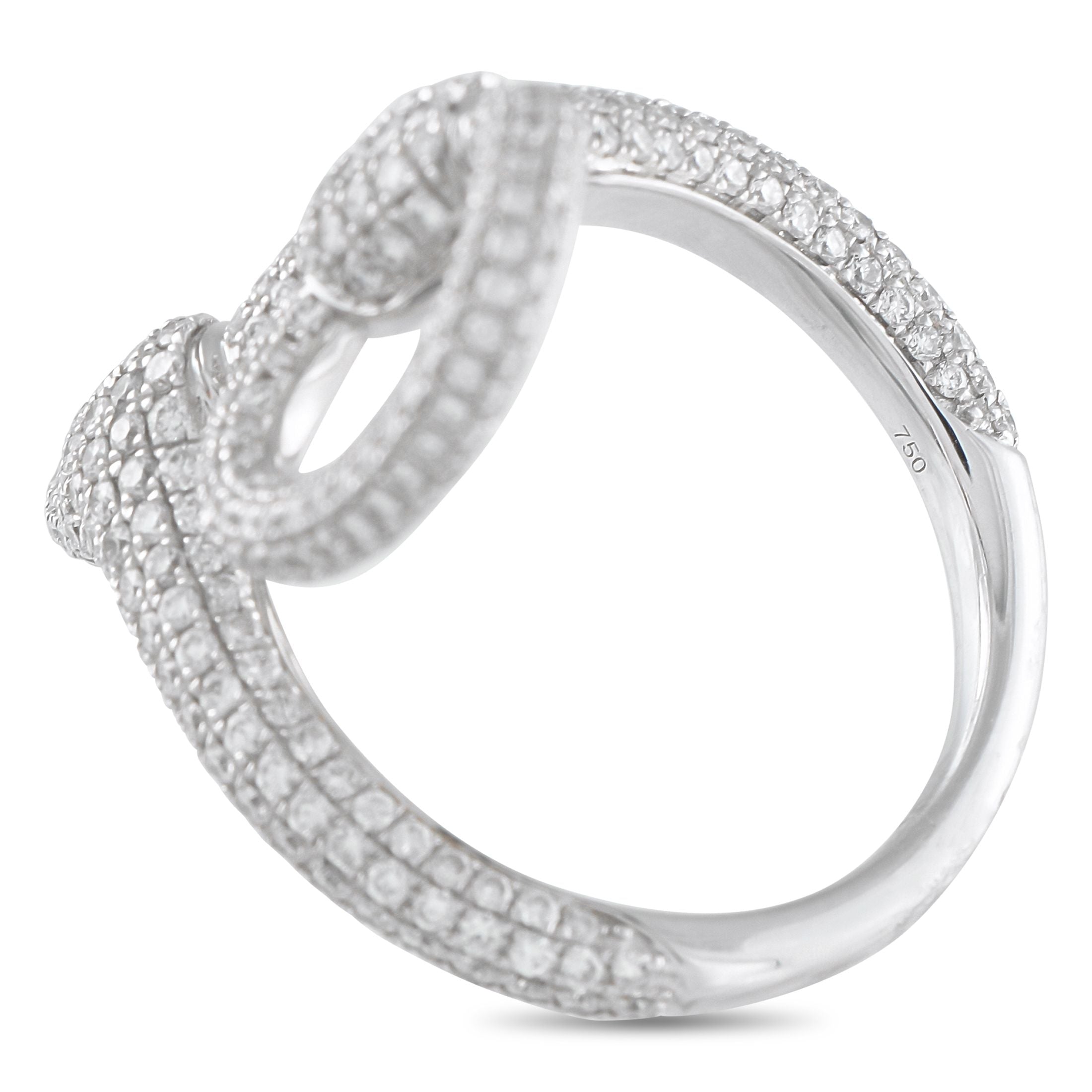 Exclusive 18K White Gold 2.10ct Diamond Ring
