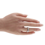 18K White Gold 1.80ct Diamond Princess-Cut 5-Stone Ring