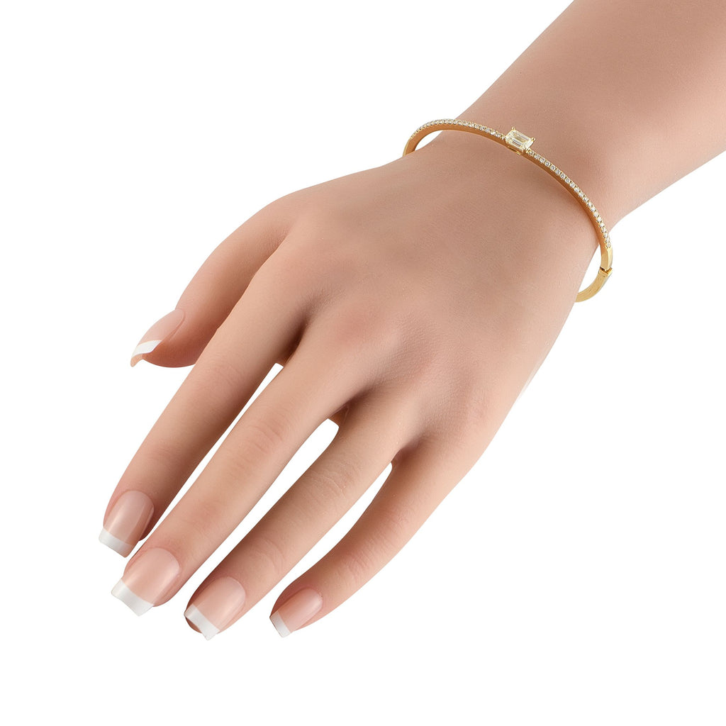 Exclusive 18K Yellow Gold 1.30ct Diamond Bracelet