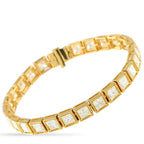 Exclusive 18K Yellow Gold 13.20ct Diamond Bracelet – A classic design makes this bracelet truly timeless