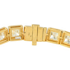Exclusive 18K Yellow Gold 13.20ct Diamond Bracelet
