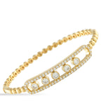 Exclusive 18K Yellow Gold 2.30ct Diamond Bracelet – This Odelia bracelet exudes timeless luxury