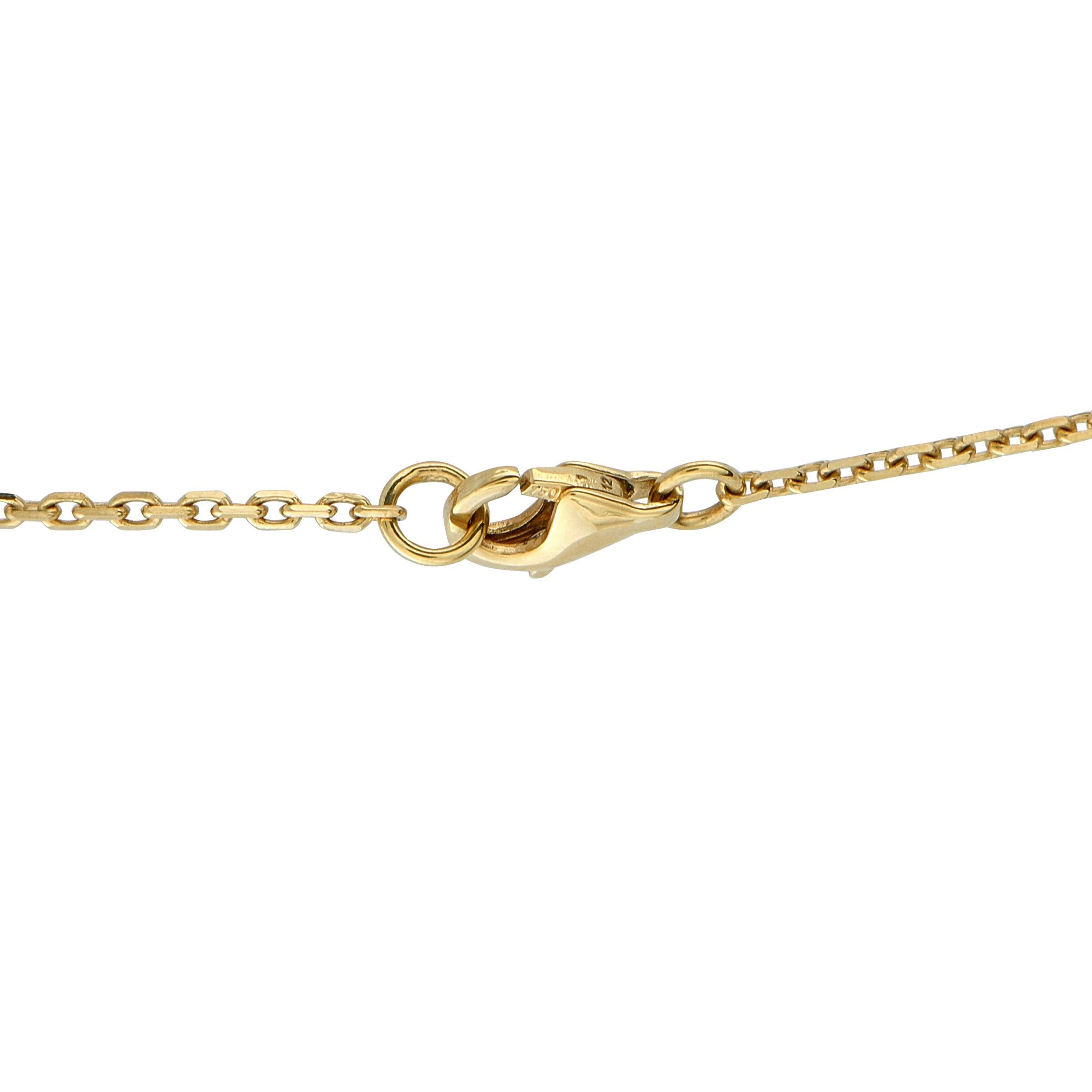 Exclusive 18K Yellow Gold 0.62ct Diamond Necklace