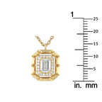 Exclusive 18K Yellow Gold 0.62ct Diamond Necklace