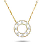 Exclusive 18K Yellow Gold 1.70ct Diamond Necklace – This breathtaking 18K Yellow Gold necklace is meant to make a statement