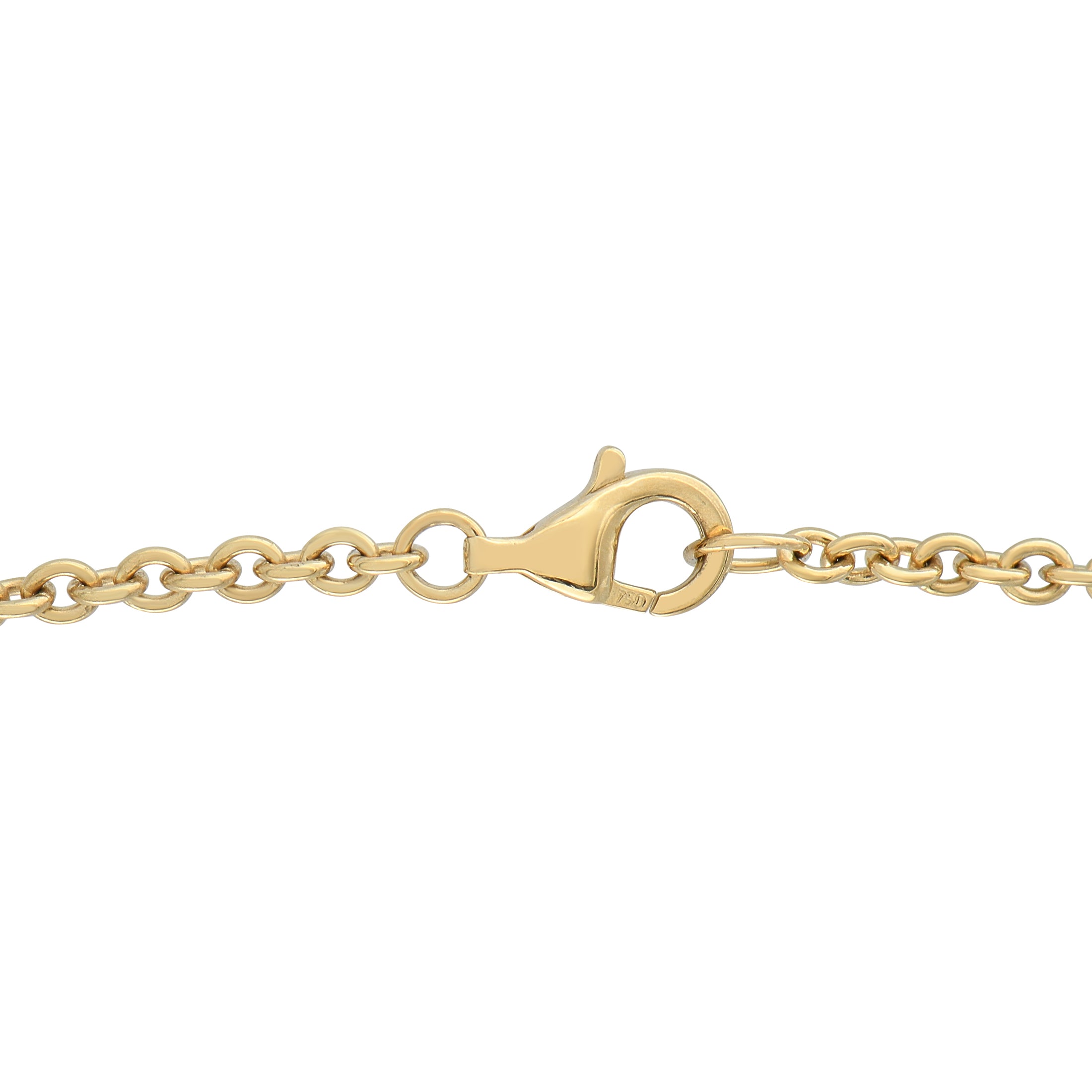 18K Yellow Gold 1.70ct Diamond Necklace