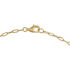 Exclusive 18K Yellow Gold 0.75ct Diamond Bar Link Necklace