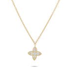 18K Yellow Gold 0.95ct Diamond Necklace