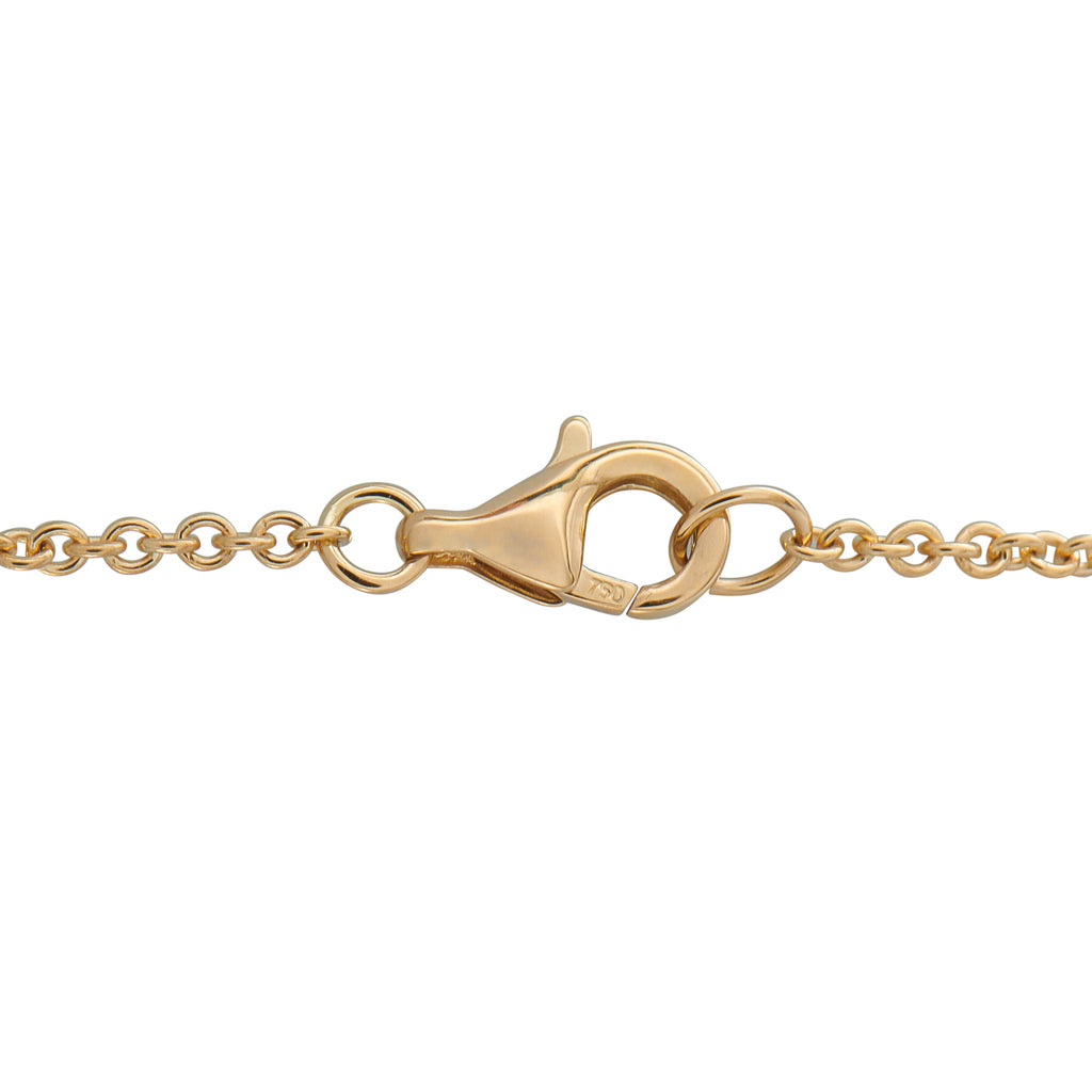 18K Yellow Gold 0.95ct Diamond Necklace