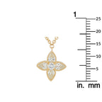 18K Yellow Gold 0.95ct Diamond Necklace