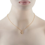 18K Yellow Gold 0.73ct Diamond Pendant