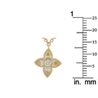 18K Yellow Gold 0.73ct Diamond Pendant