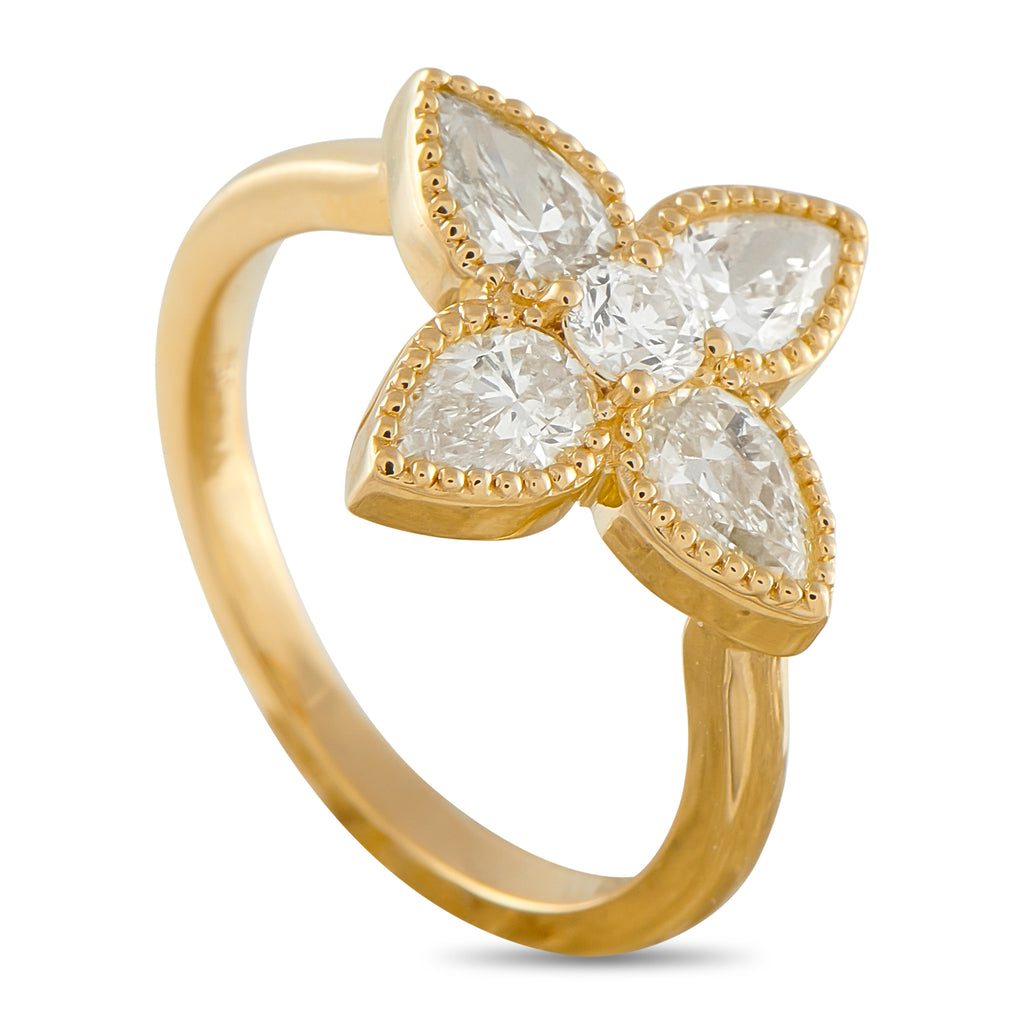 18K Yellow Gold 1.40ct Diamond Ring