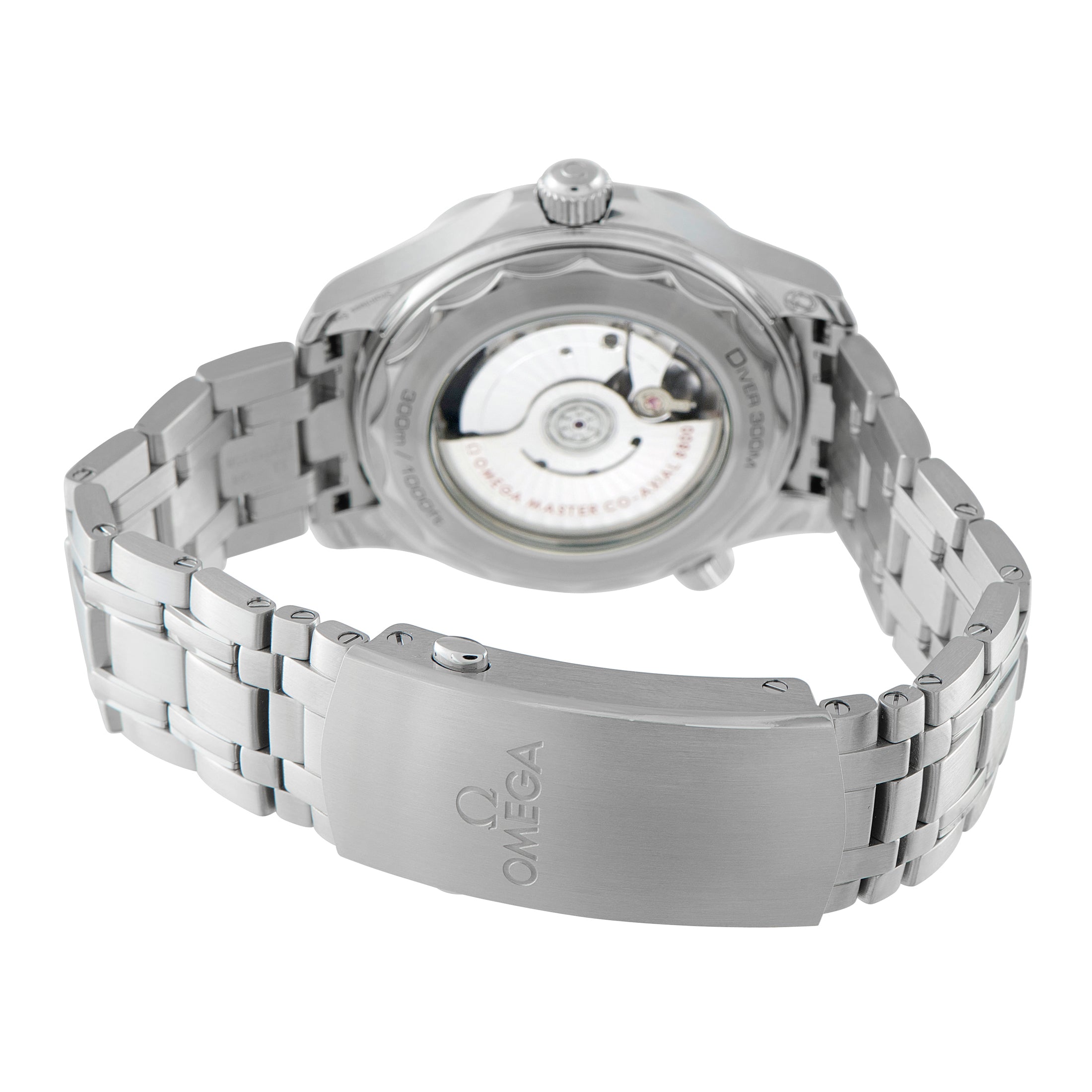 Omega Seamaster Diver Green Dial Steel Watch