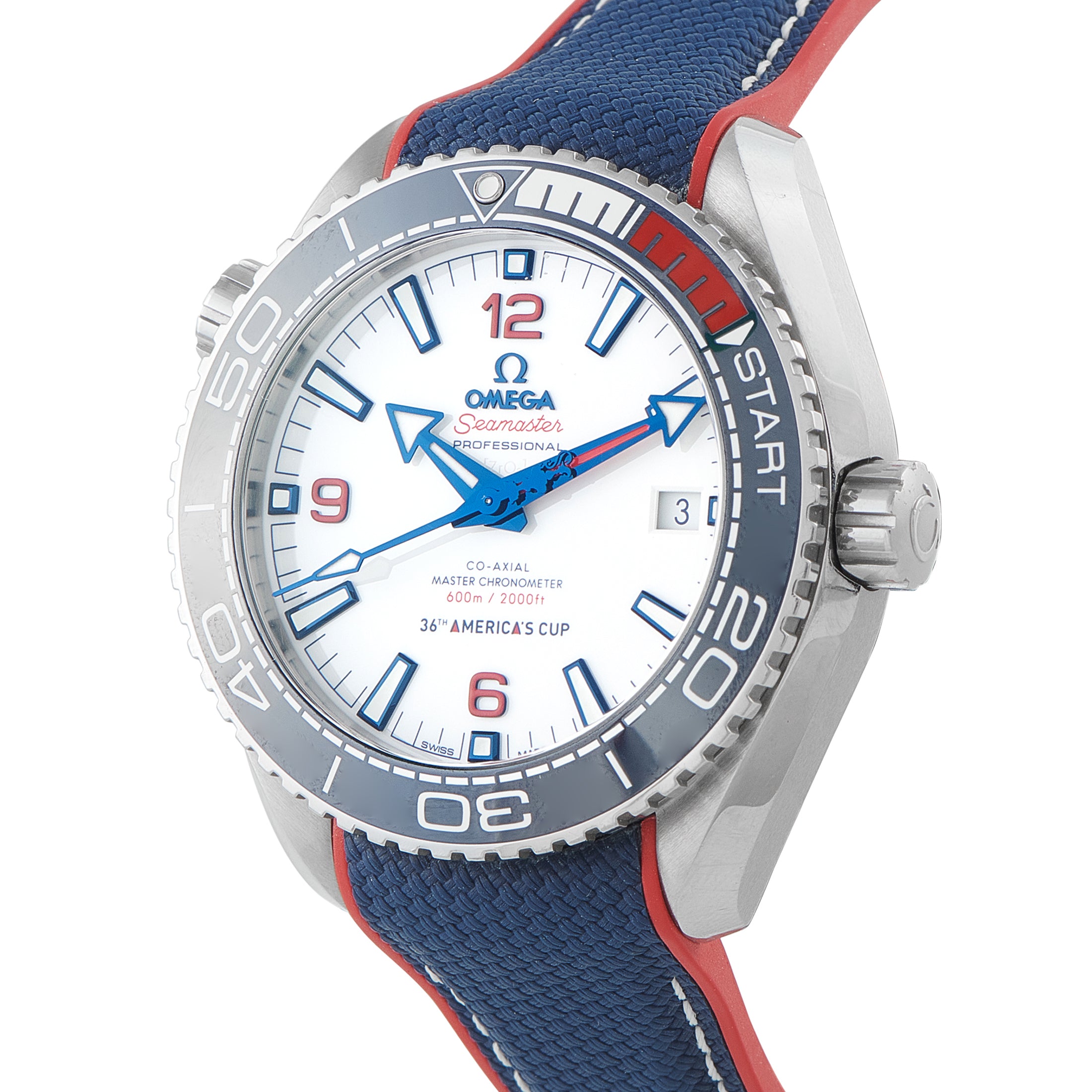 Omega Seamaster Planet Ocean America’s Cup Steel Watch