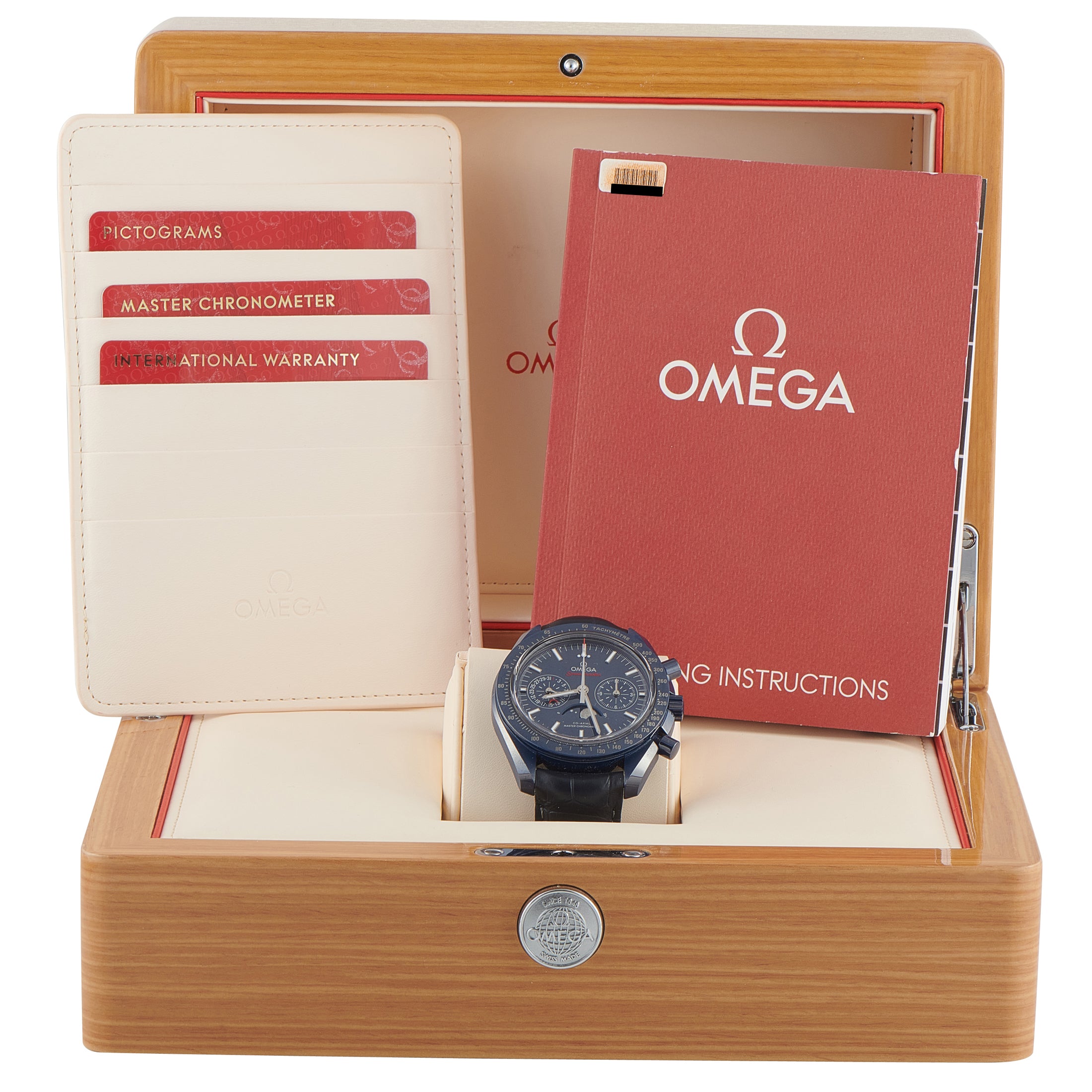 Omega Speedmaster Moonphase Blue Side of the Moon Ceramic Watch