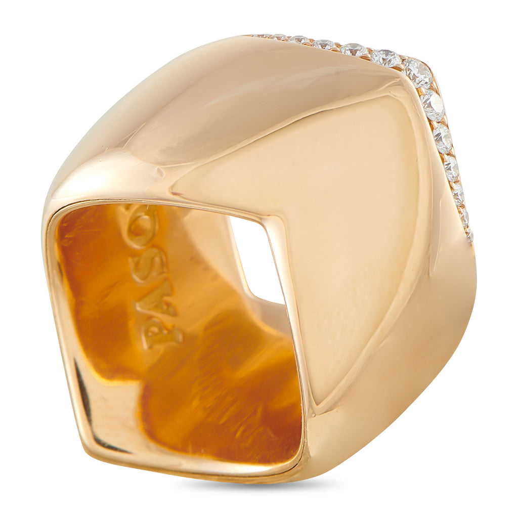 PASQUALE BRUNI 18K Rose Gold 0.20ct Diamond Ring