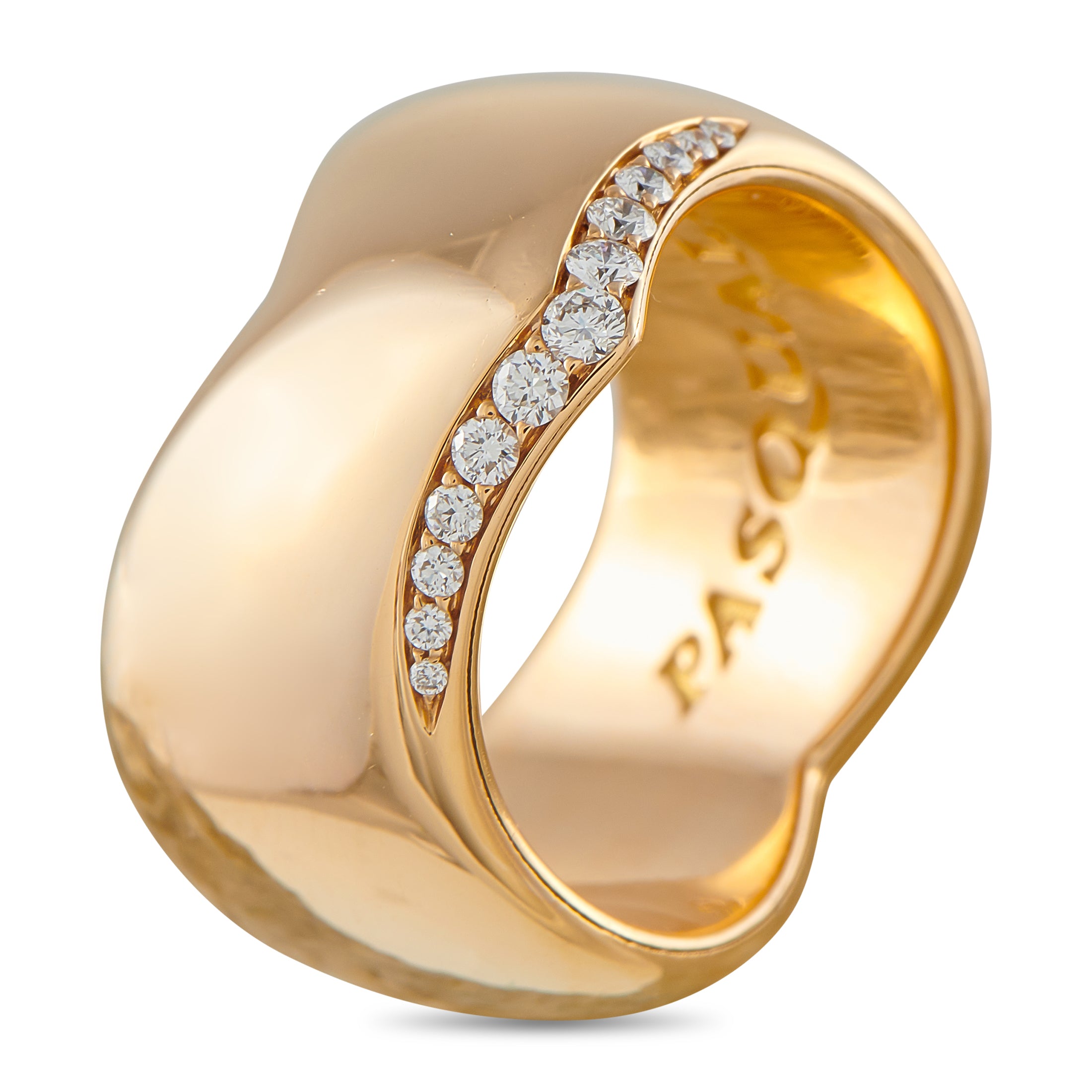 PASQUALE BRUNI 18K Rose Gold 0.21ct Diamond Ring