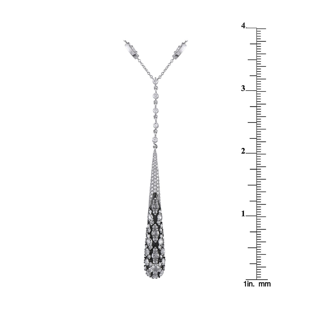 Pasquale Bruni 18K White Gold 3.41ct Diamond Necklace