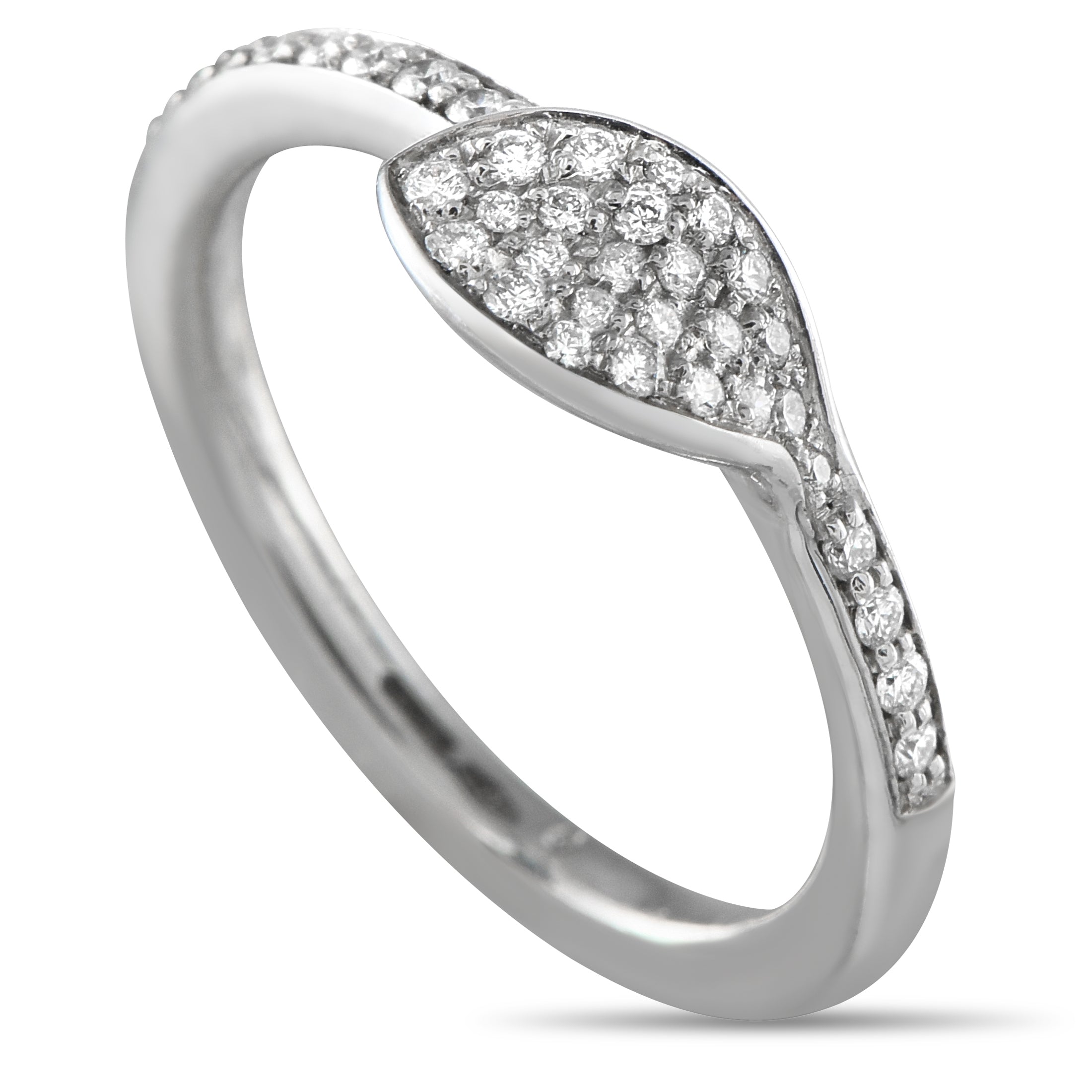 Pasquale Bruni 18K White Gold 0.33ct Diamond Ring