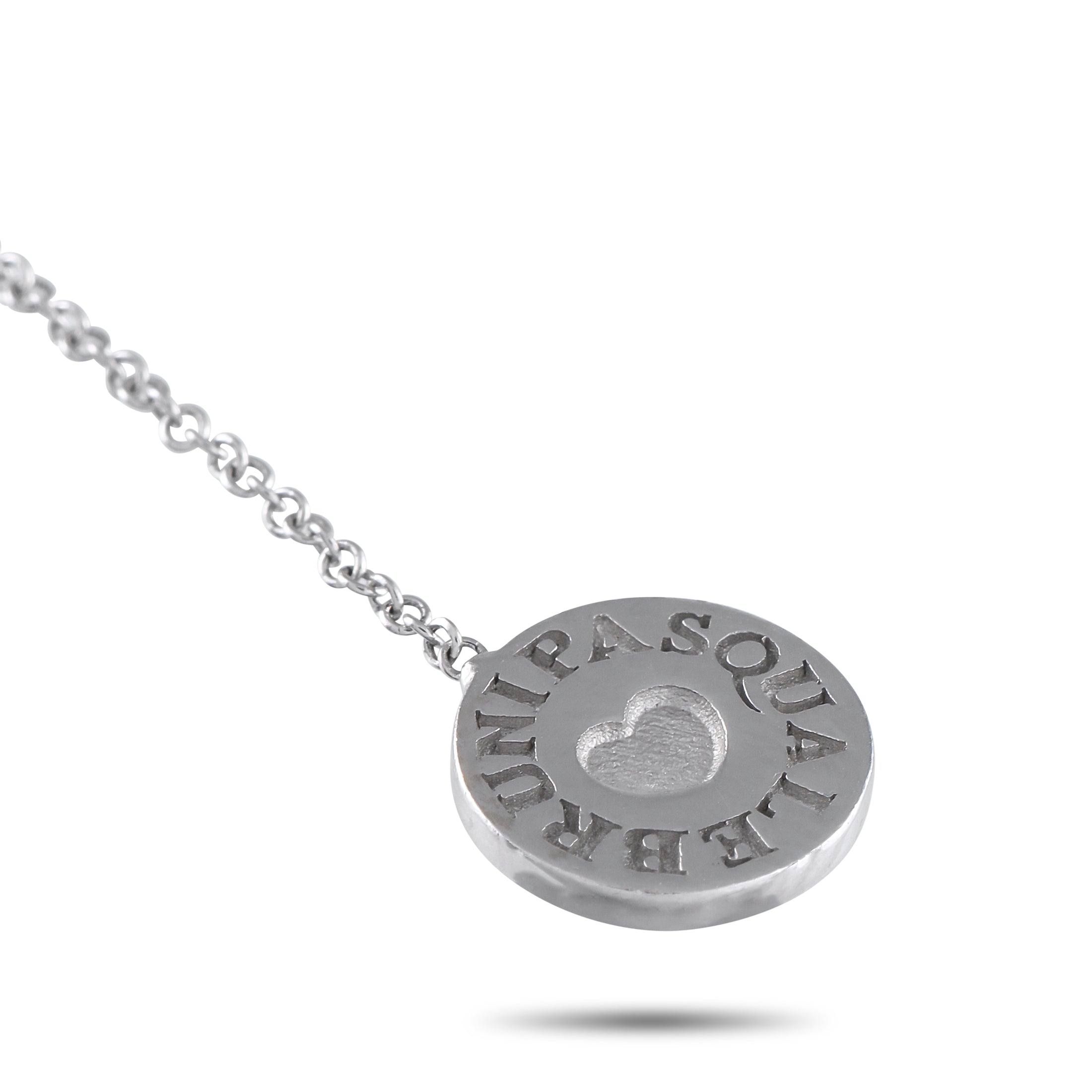 Pasquale Bruni 18K White Gold 2.04ct Diamond and Sapphire Necklace