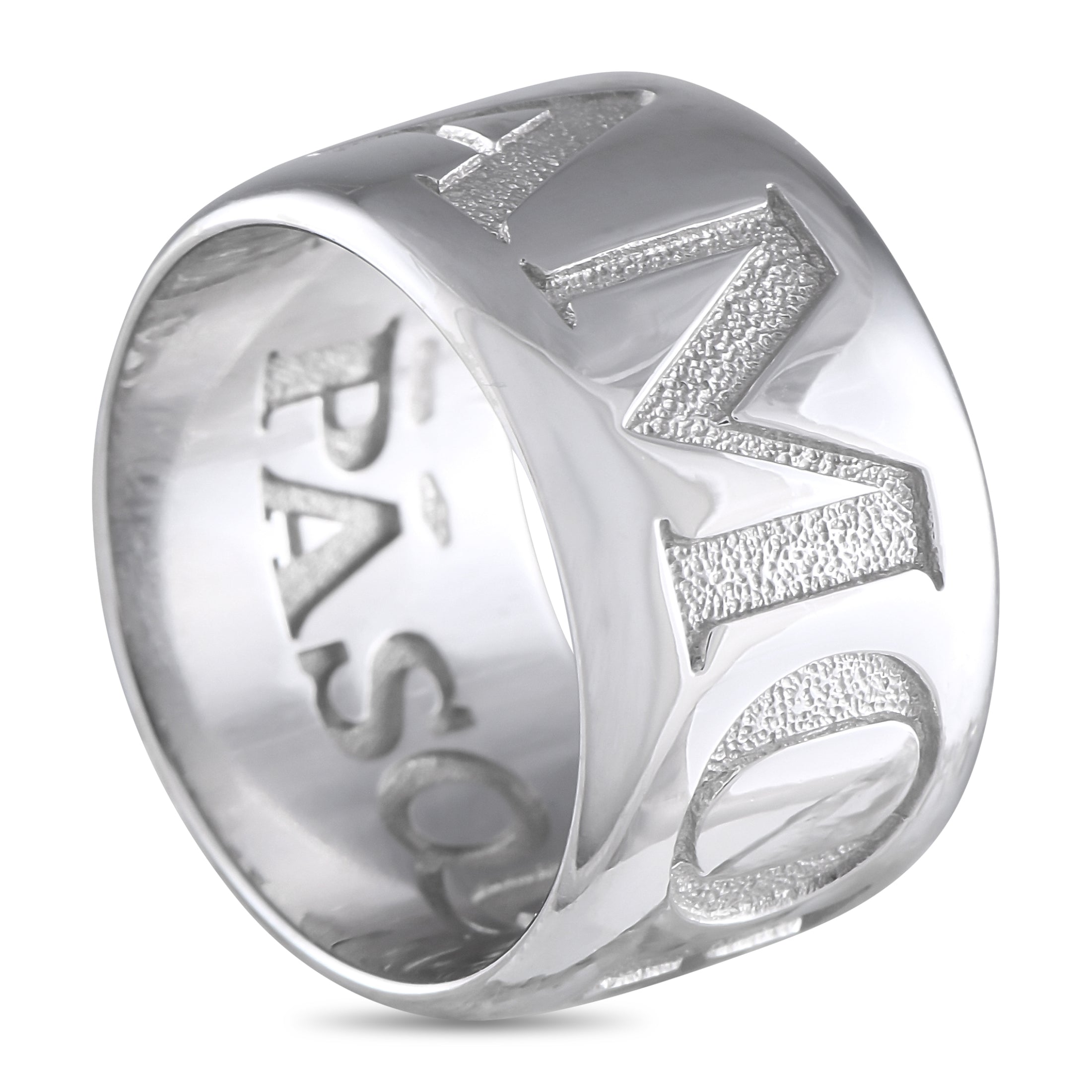 Pasquale Bruni 18K White Gold Amore Band – This Pasquale Bruni ring marries traditional Italian craftsmanship with a bold, co