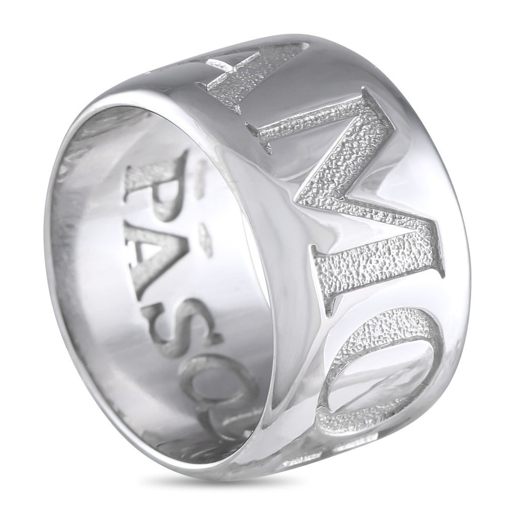 Pasquale Bruni18K White Gold Amore Band Ring PB10-050225 – This Pasquale Bruni ring marries traditional Italian craftsmanship