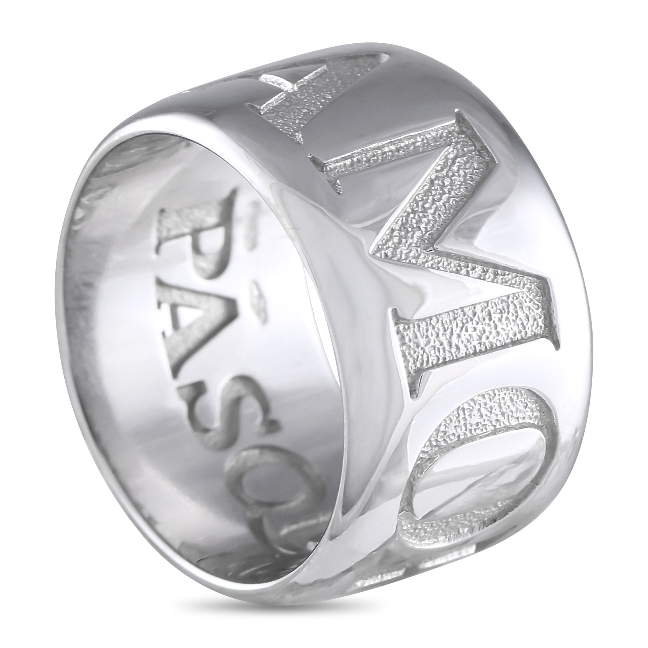 Pasquale Bruni18K White Gold Amore Band Ring PB10-050225 – This Pasquale Bruni ring marries traditional Italian craftsmanship