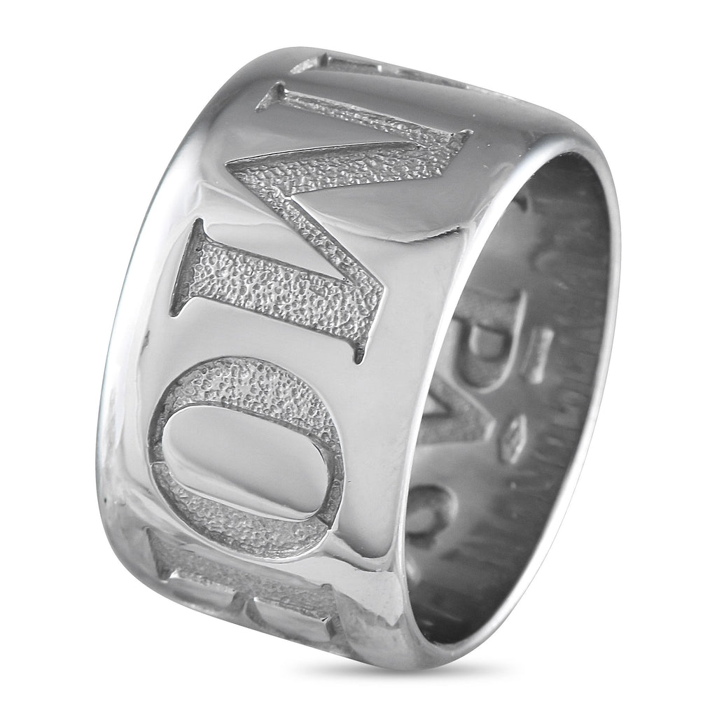 Pasquale Bruni 18K White Gold Amore Band Ring