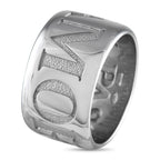 Pasquale Bruni 18K White Gold Amore Band Ring