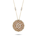 Pasquale Bruni18K Yellow Gold 3.65ct Diamond and Mother of Pearl Necklace PB14-050225 – This Pasquale Bruni necklace will con